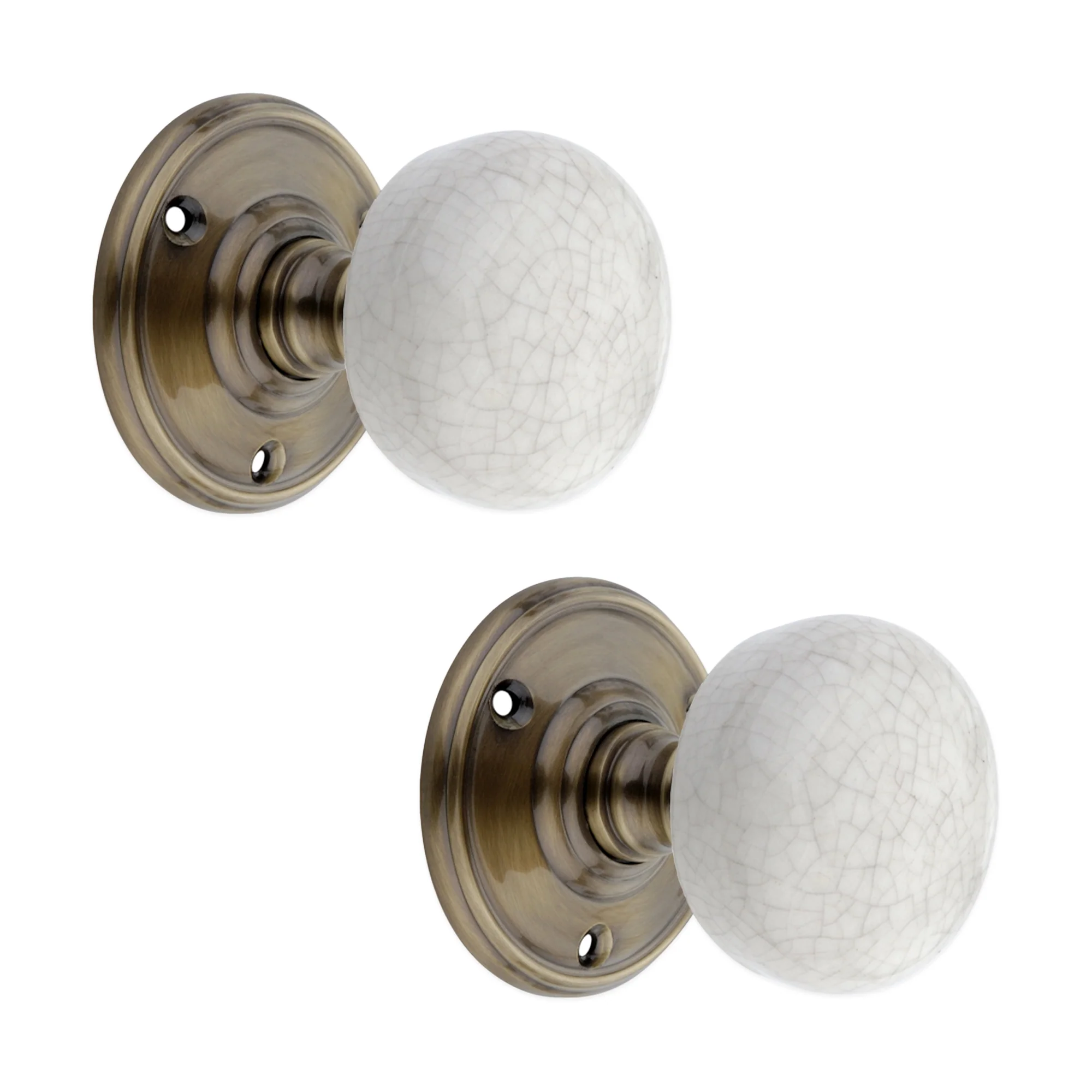 Crackled Porcelain Mortice Door Knob - Image 4
