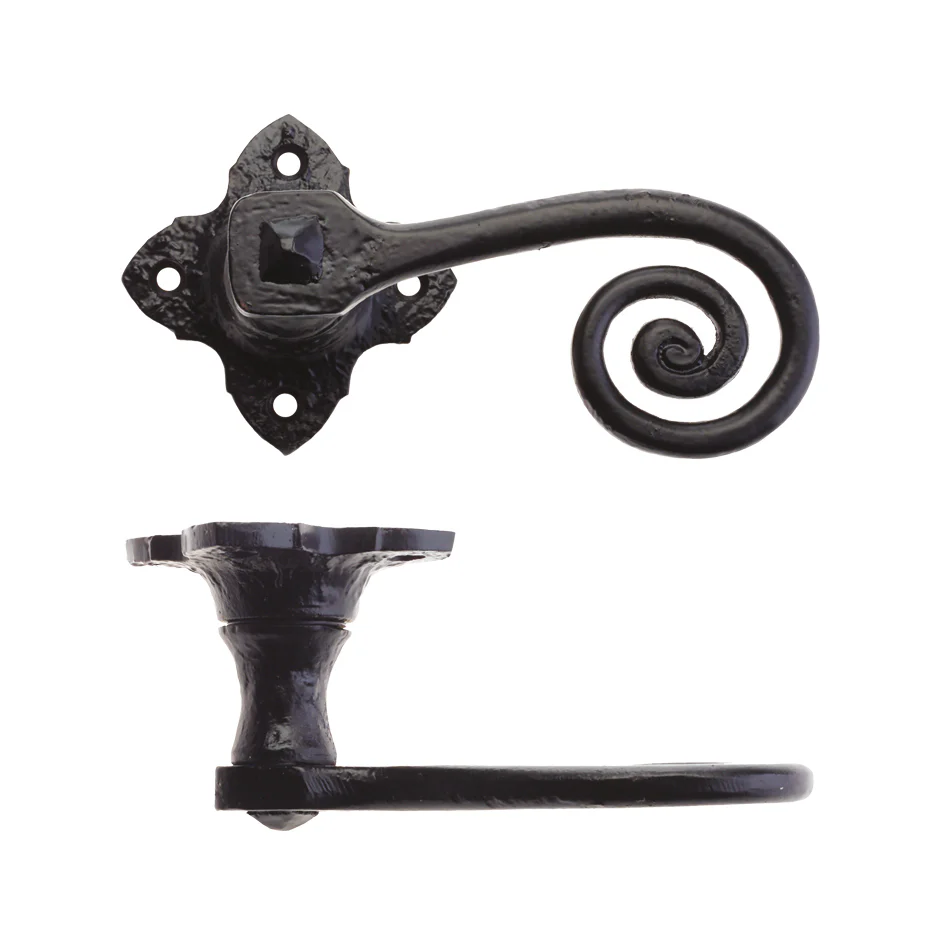 Curly Tail Lever on Square Rose - 2" - Image 2