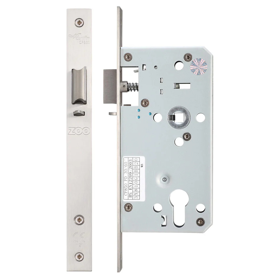 DIN Night Latch - 72mm c/c - Backset 55mm - Image 4