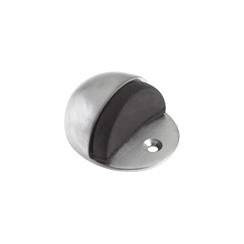 Oval Floor-Mounted Door Stop – 48mm Diameter - Face Fix - Image 3