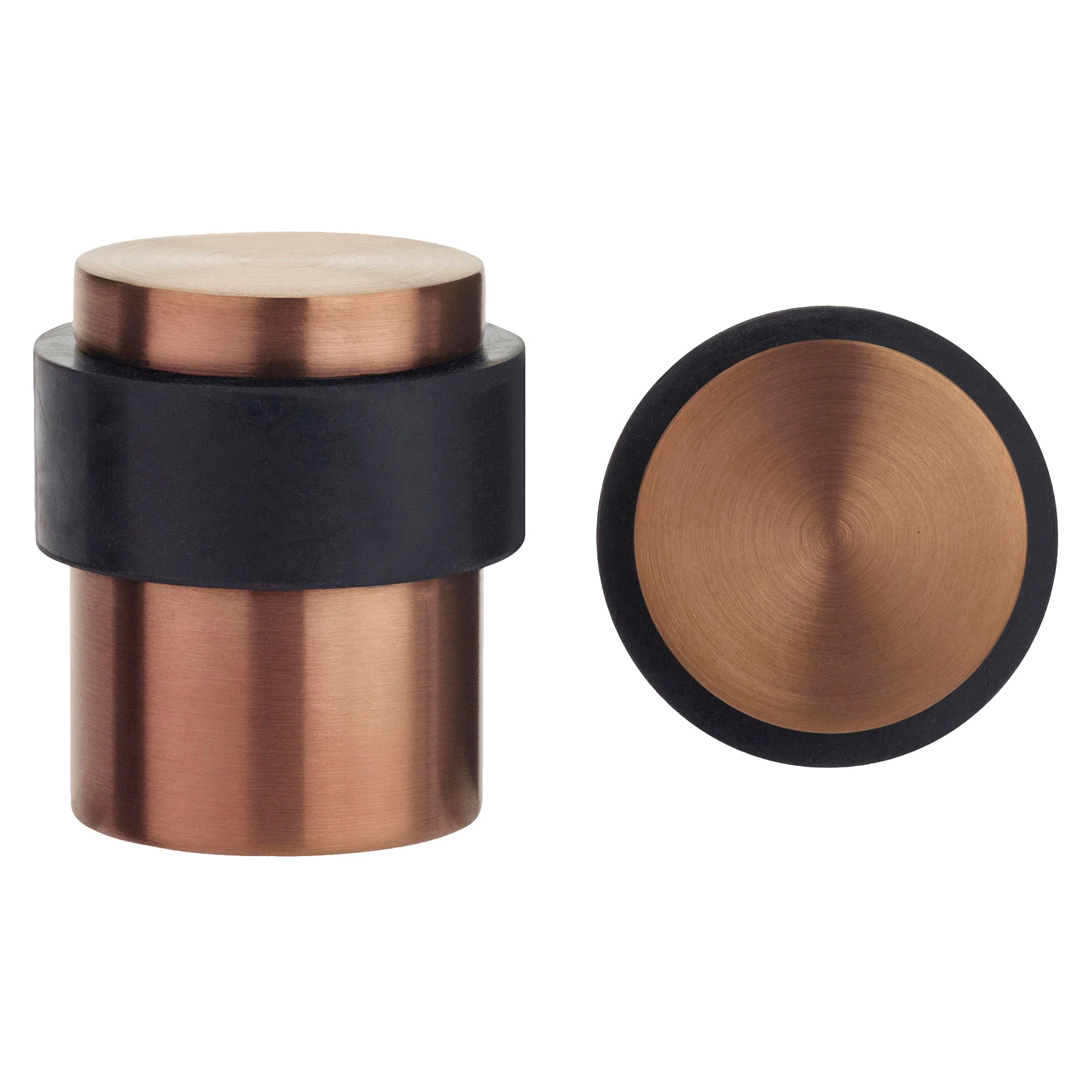 Door Stop Floor Mounted - Round Collar - Flat Top - Image 14