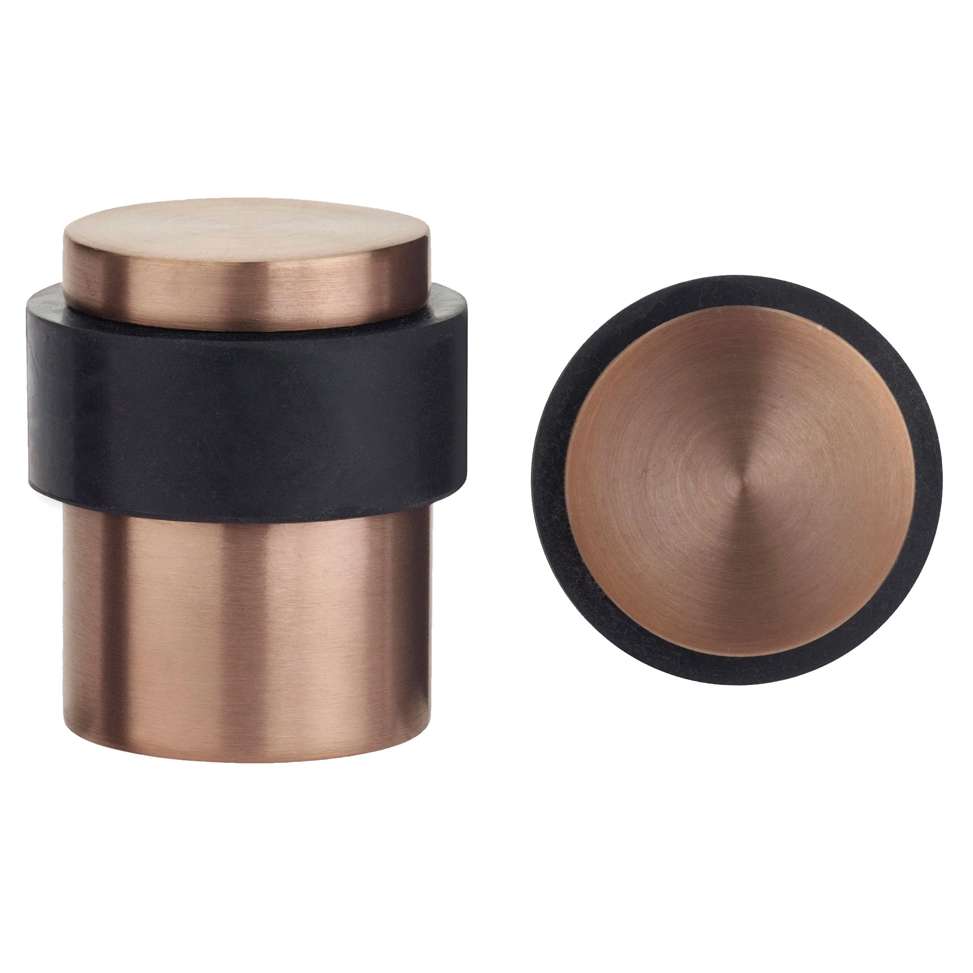 Door Stop Floor Mounted - Round Collar - Flat Top - Image 7
