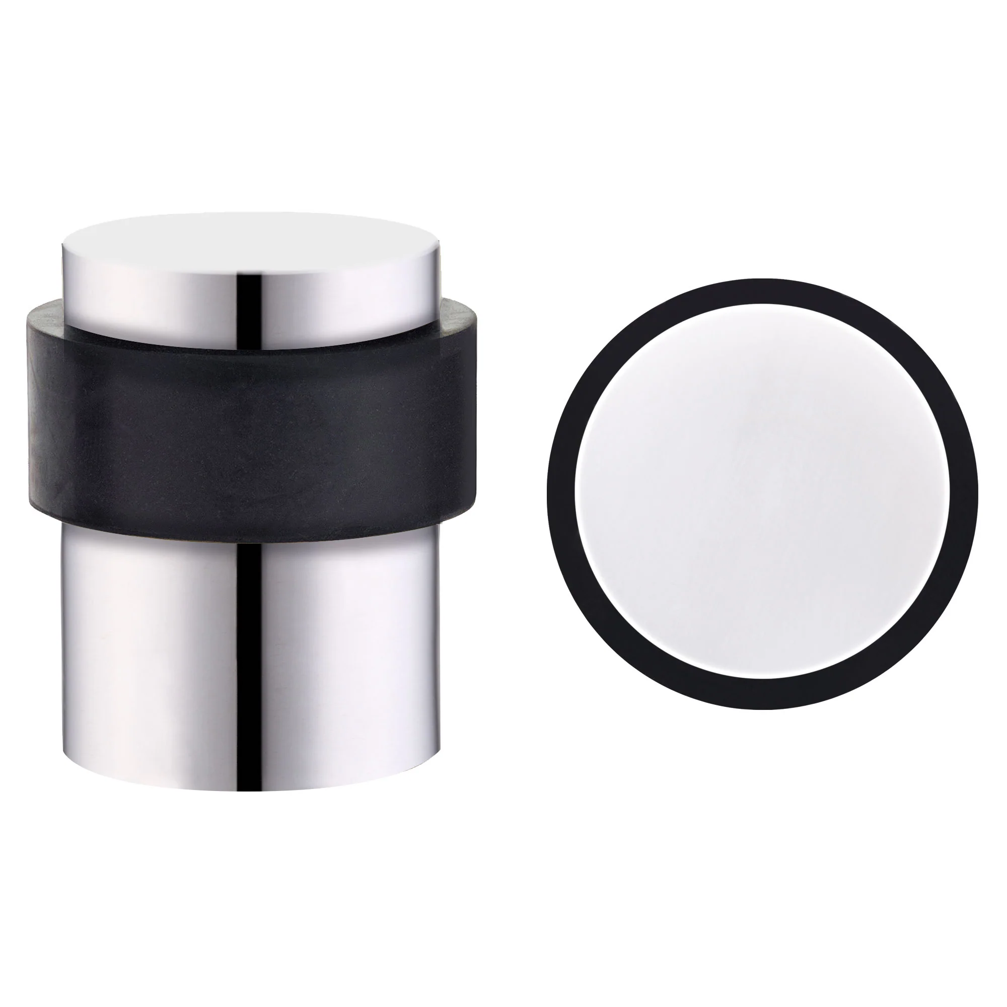 Door Stop Floor Mounted - Round Collar - Flat Top - Image 8