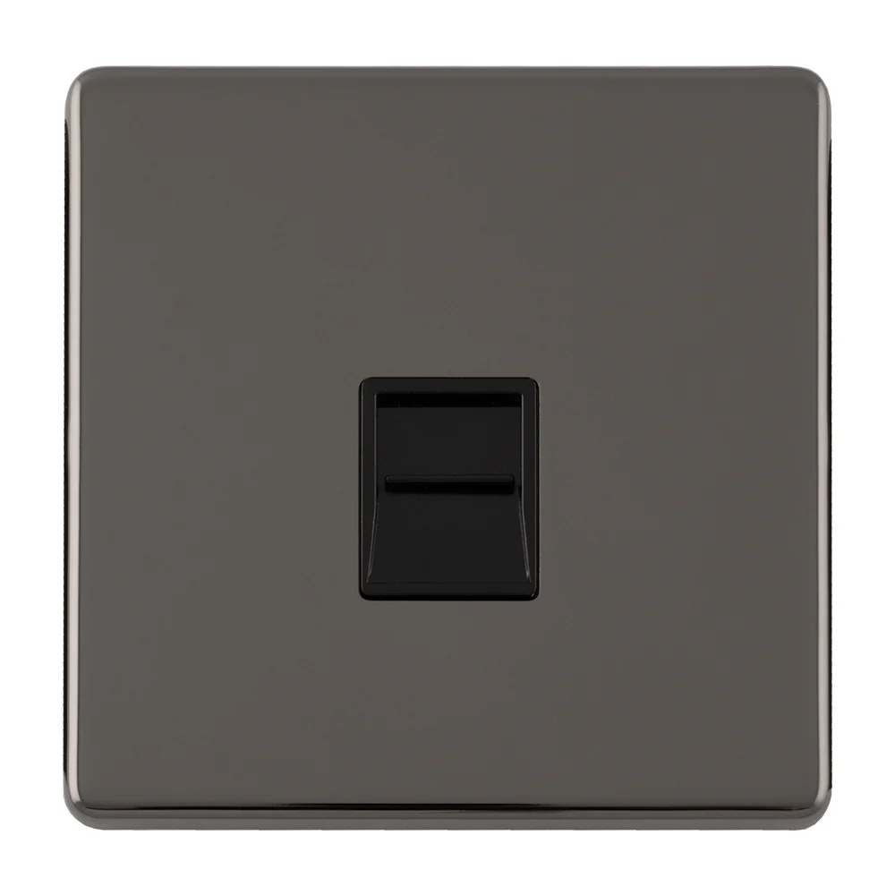 Concealed 3mm Telephone Slave - Black Nickel - Image 3