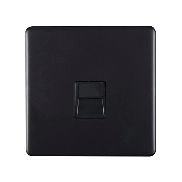 Concealed 3mm Telephone Master - Matt Black