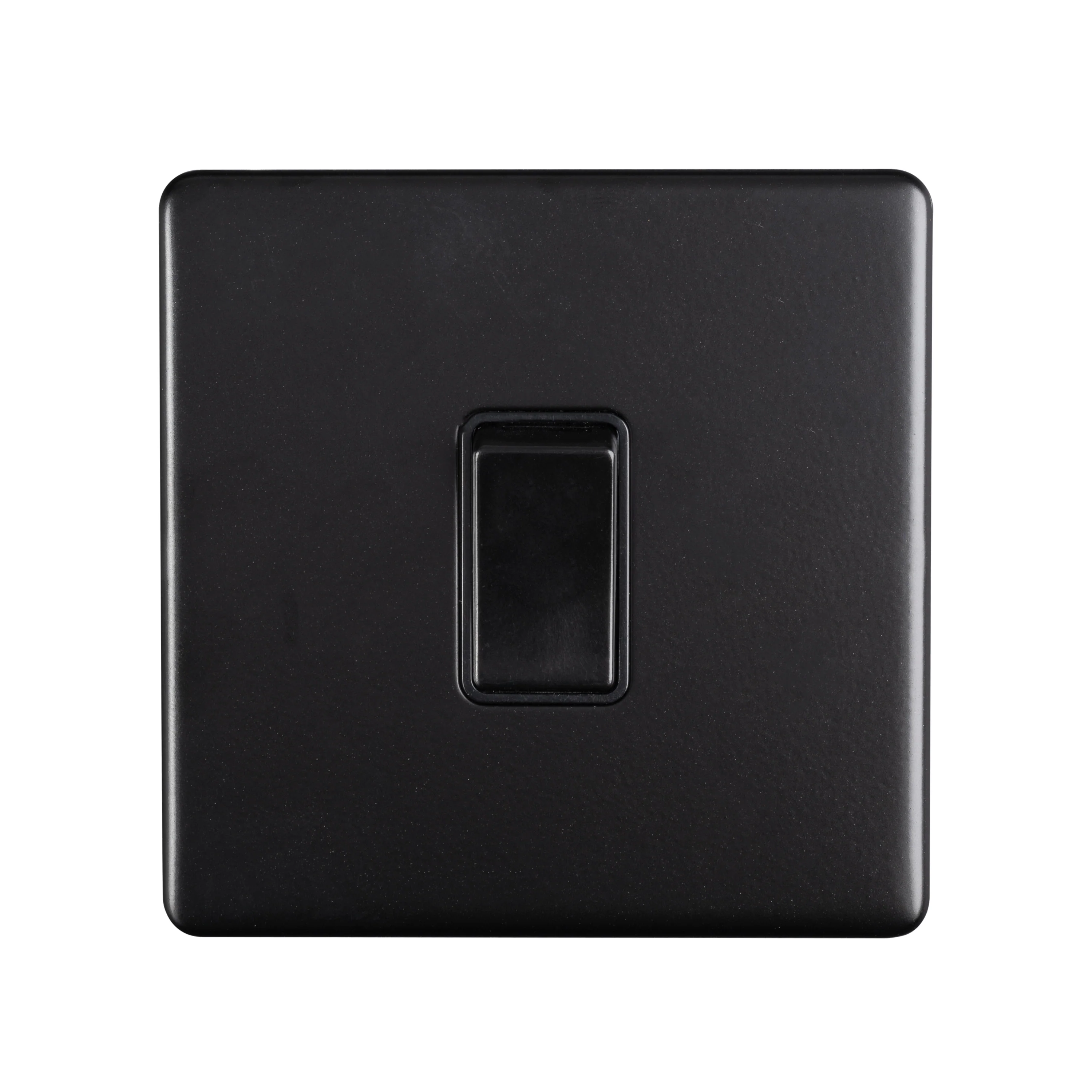 Concealed 3mm 1 Gang Switch - Matt Black - Image 2