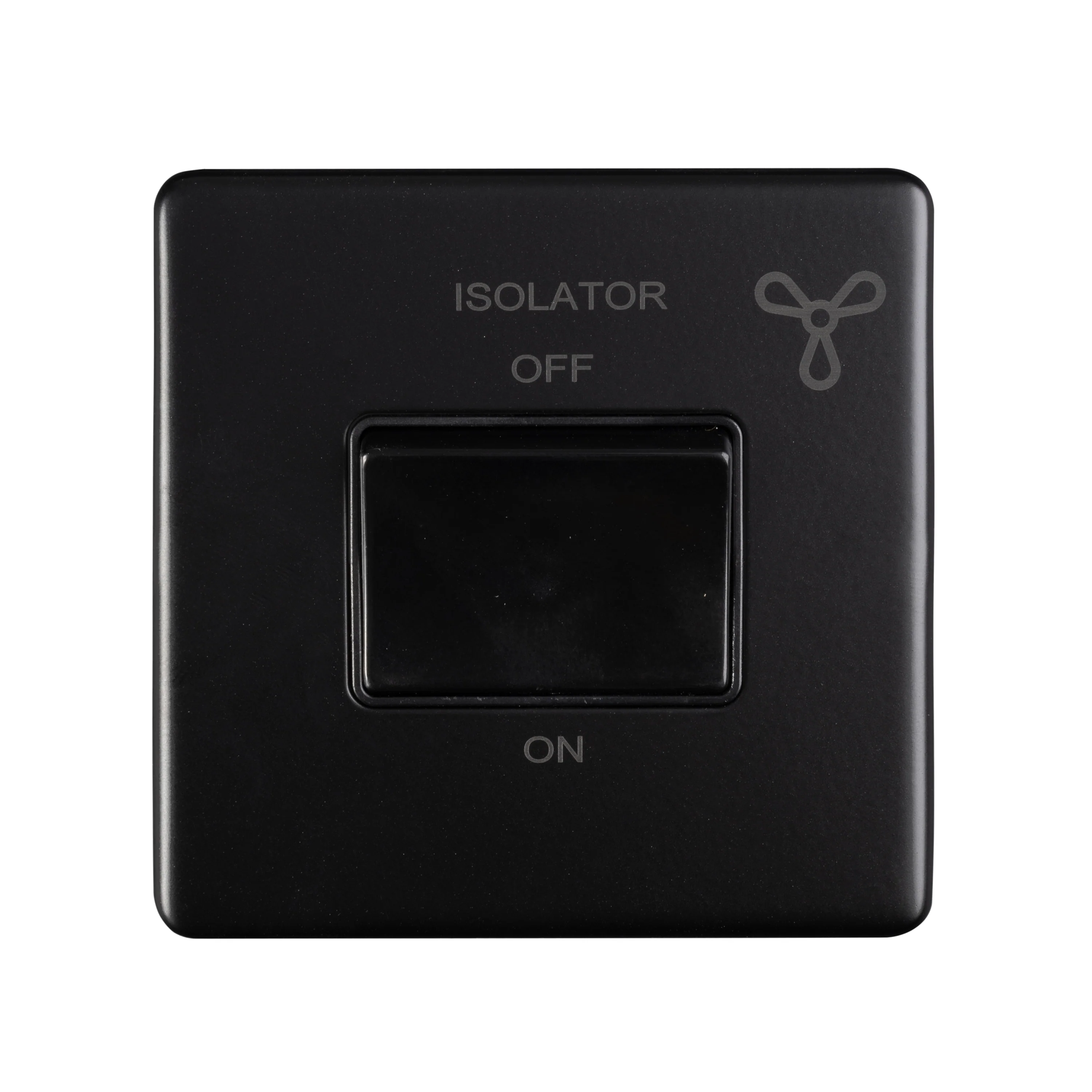 Concealed 3mm Fan Switch - Matt Black - Image 2