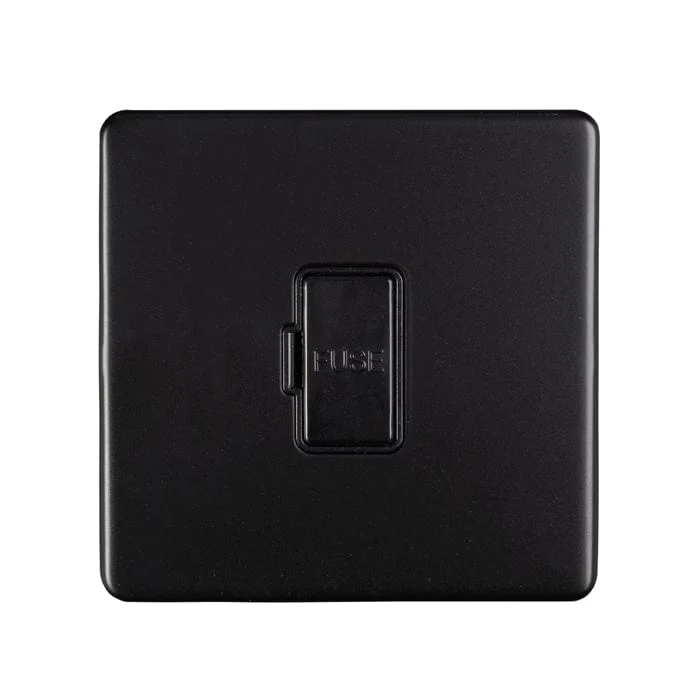 Concealed 3mm Unswitched Fuse Spur - Matt Black