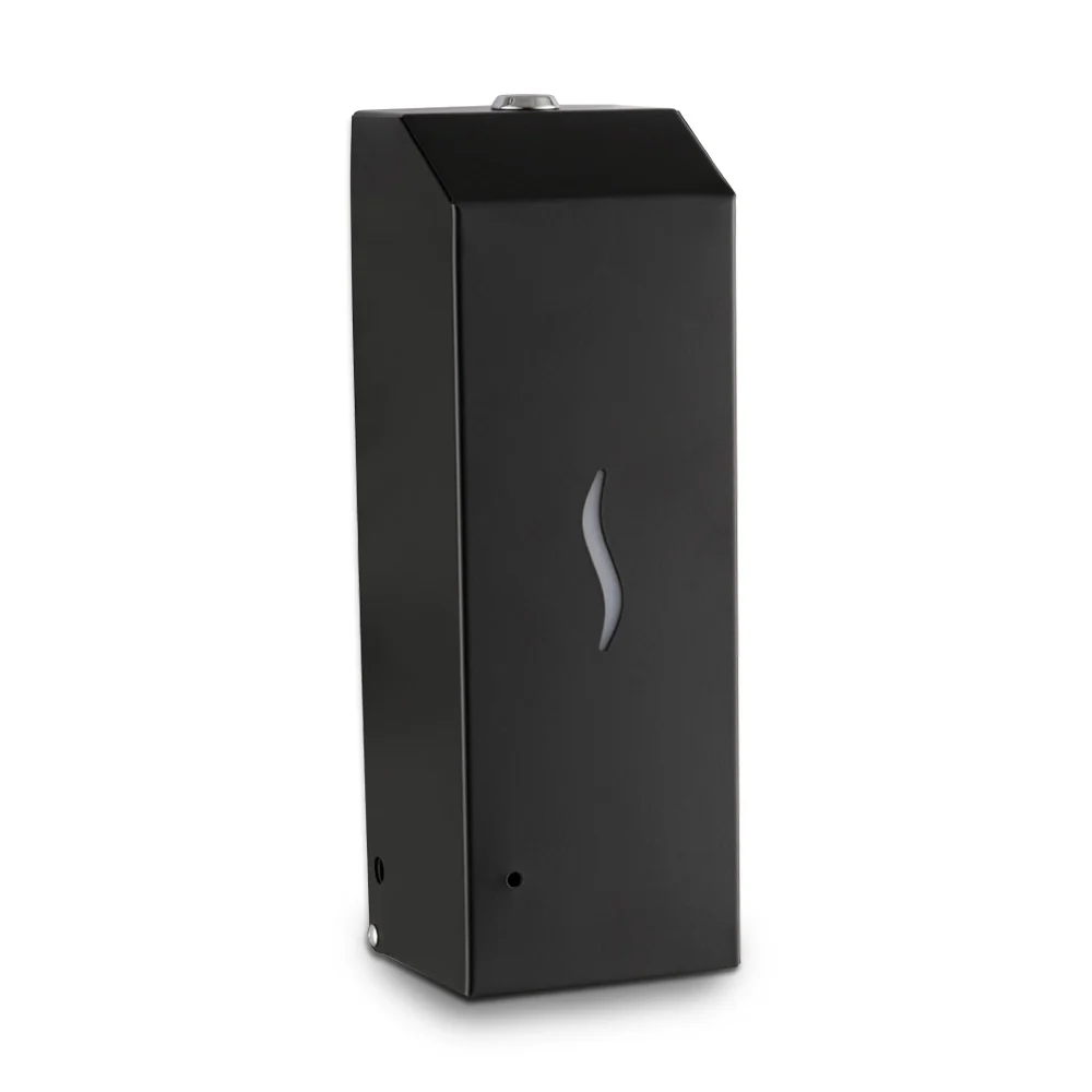 ECOLINE Brushed Stainless Automatic 1L Liquid Soap Dispenser - Matte Black
