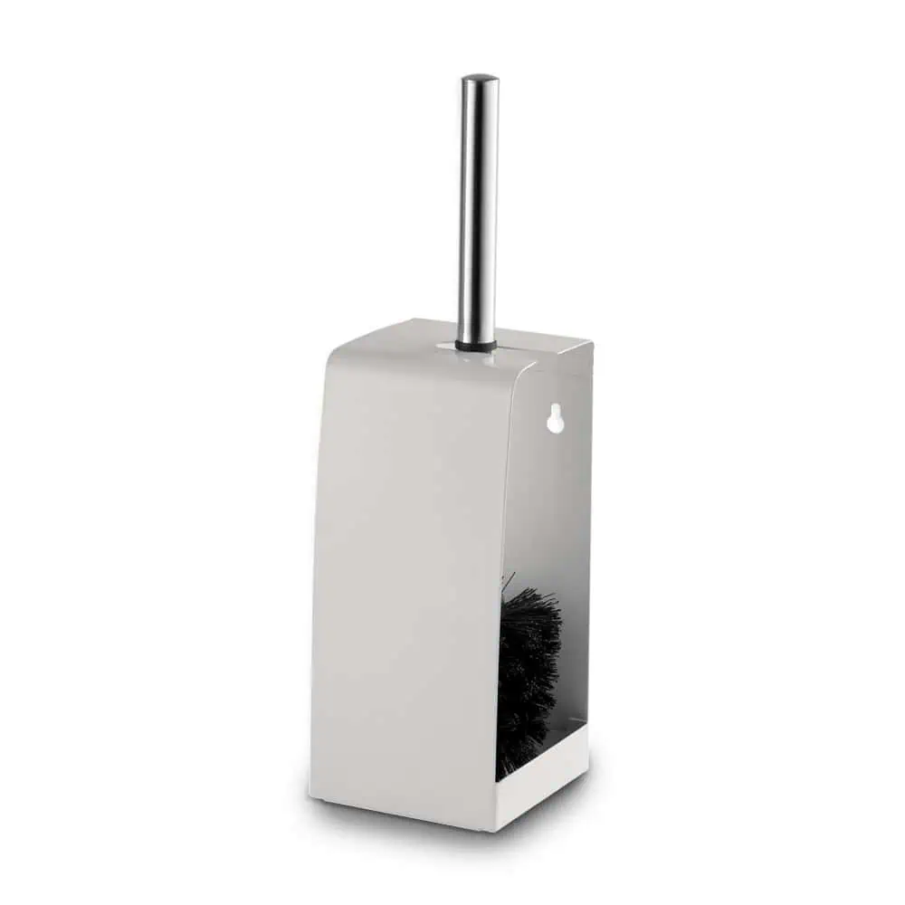 Ecoline Matte Black Toilet Brush Set Holder - Image 3