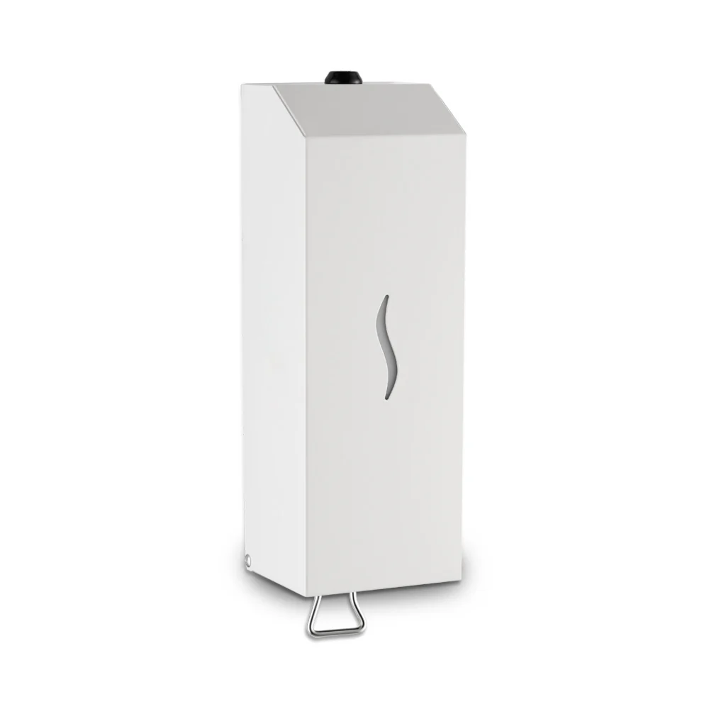 ECOLINE Stainless Steel Vertical 1L Foam Soap Dispenser - White