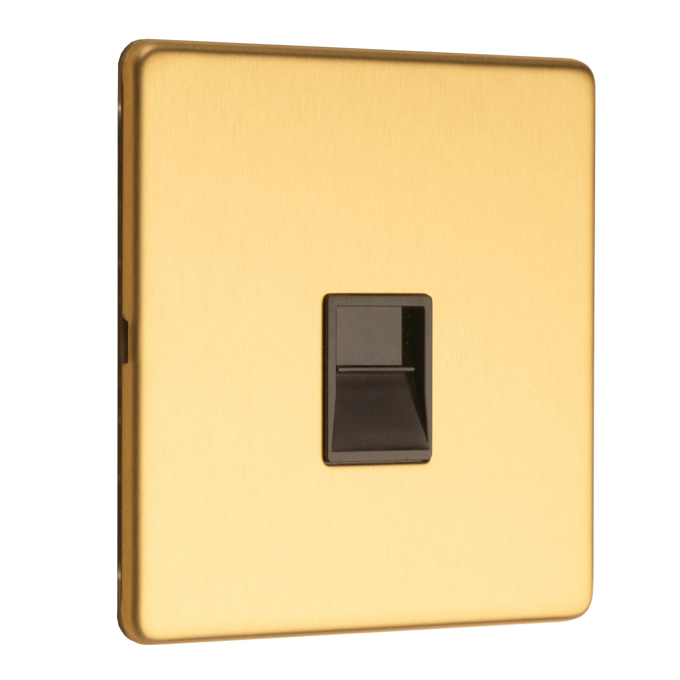 Concealed 3mm Telephone Master - Satin Brass - Image 2