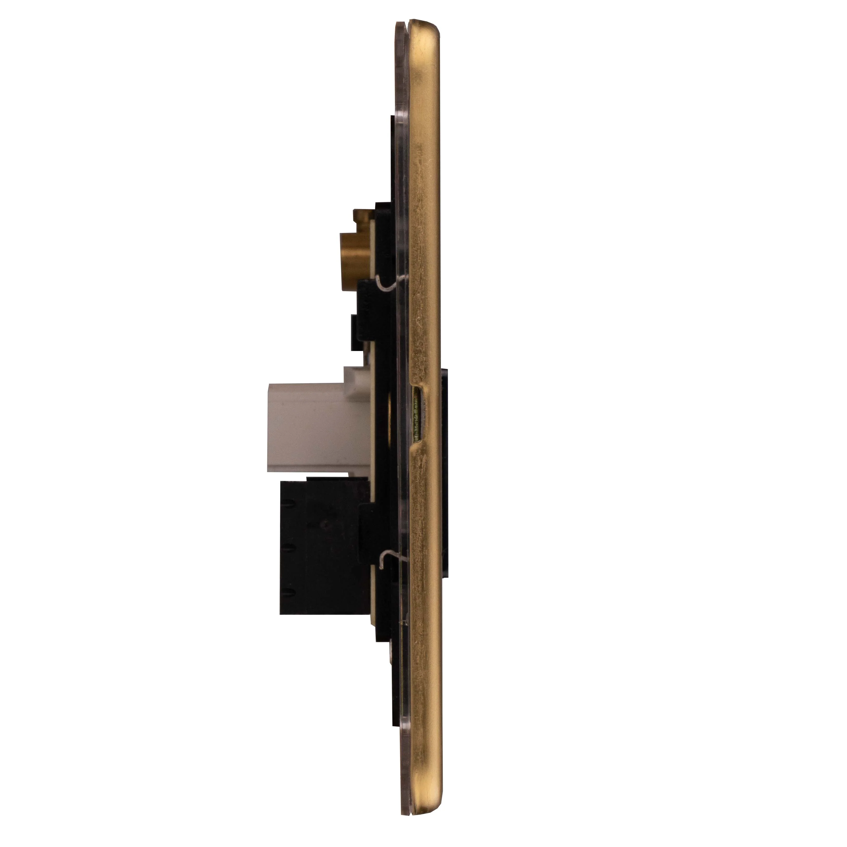 Concealed 3mm Telephone Slave - Satin Brass - Image 5