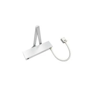 Electro Magnetic Overhead Door Closer, Hold Open/Swing Free, Fixed Size 3 c/w Matching Arm/Square Cover