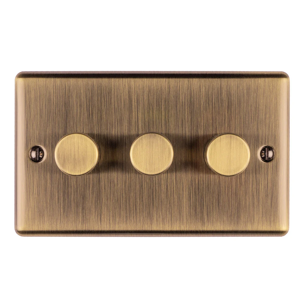 Enhance Decorative 3 Gang Dimmer - Antique - Image 2