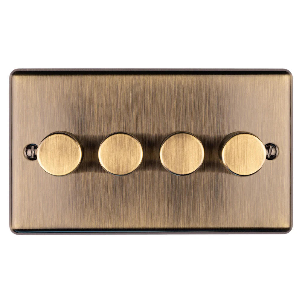Enhance Decorative 4 Gang Dimmer - Antique - Image 2