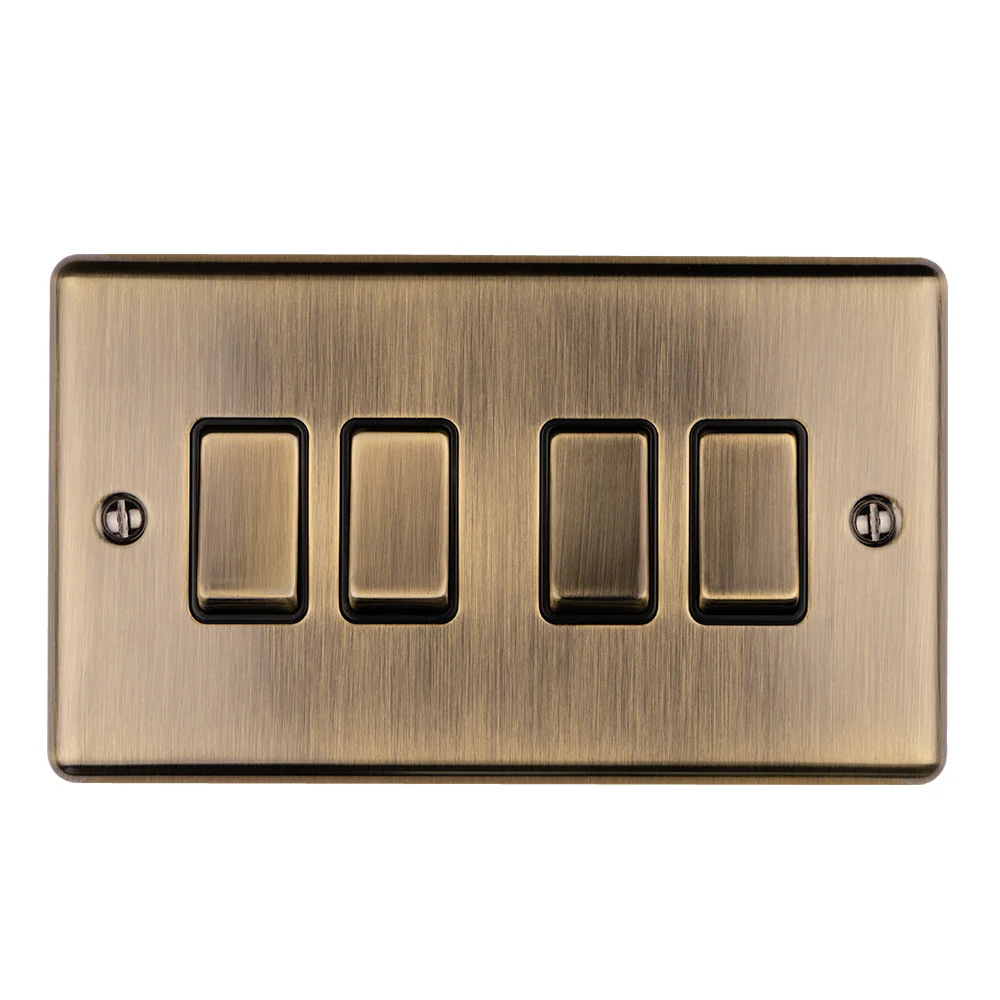 Enhance Decorative 4 Gang Switch - Antique - Image 3