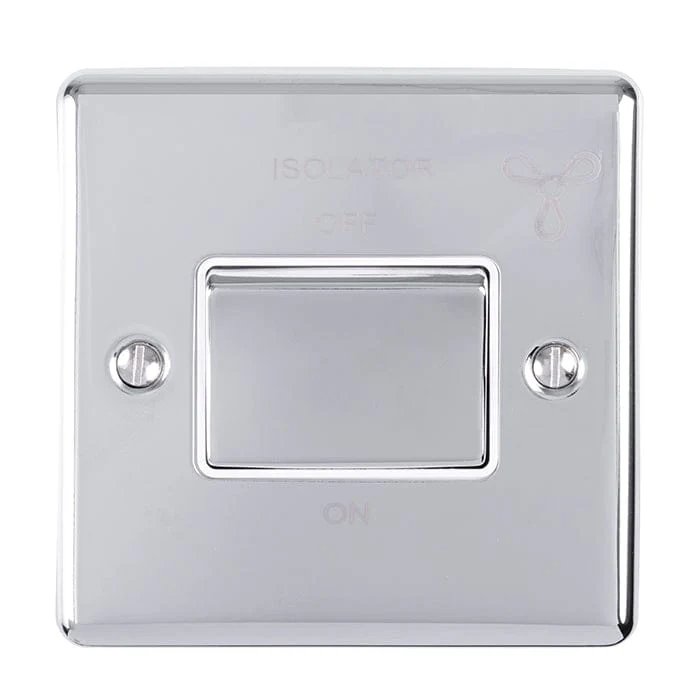Enhance Decorative Fan Switch - Polished Chrome