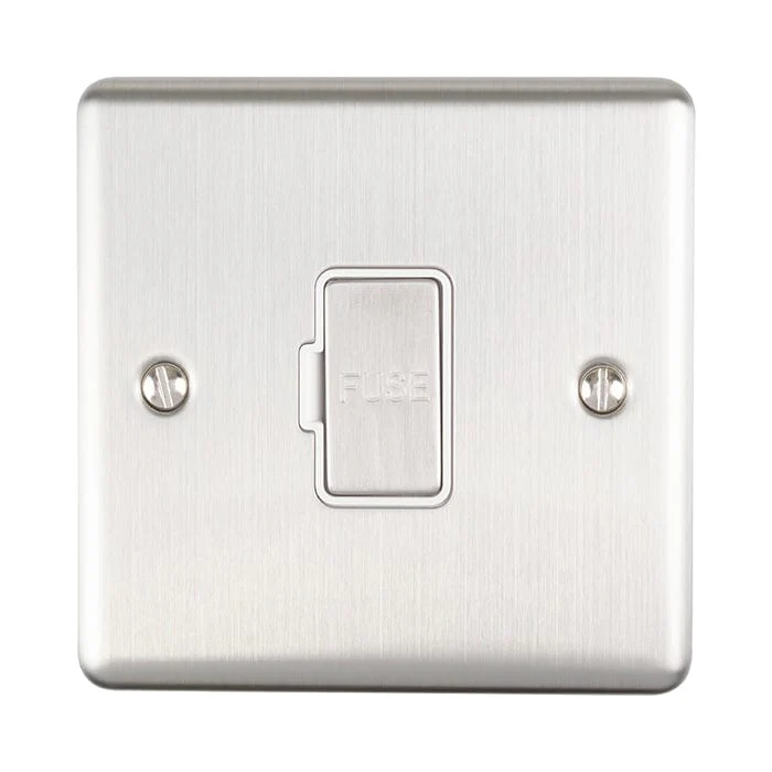 Enhance Decorative Unswitched Fuse Spur - Satin Stainless
