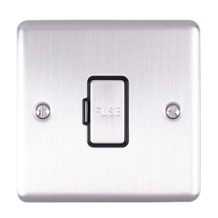 Enhance Decorative Unswitched Fuse Spur - Satin Stainless - Image 4