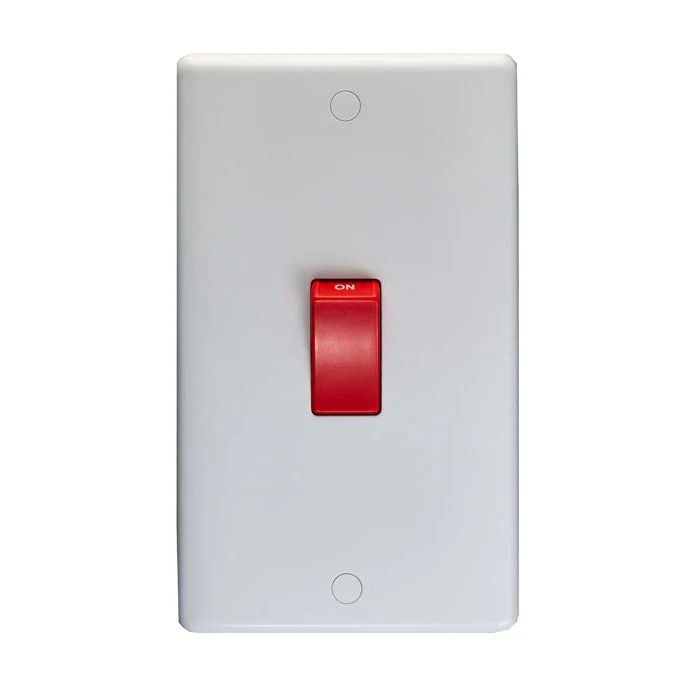 Enhance White Plastic 45Amp Switch - White - Image 3