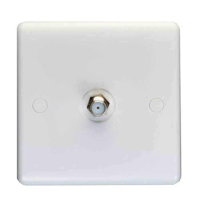 Enhance White Plastic Tv - White