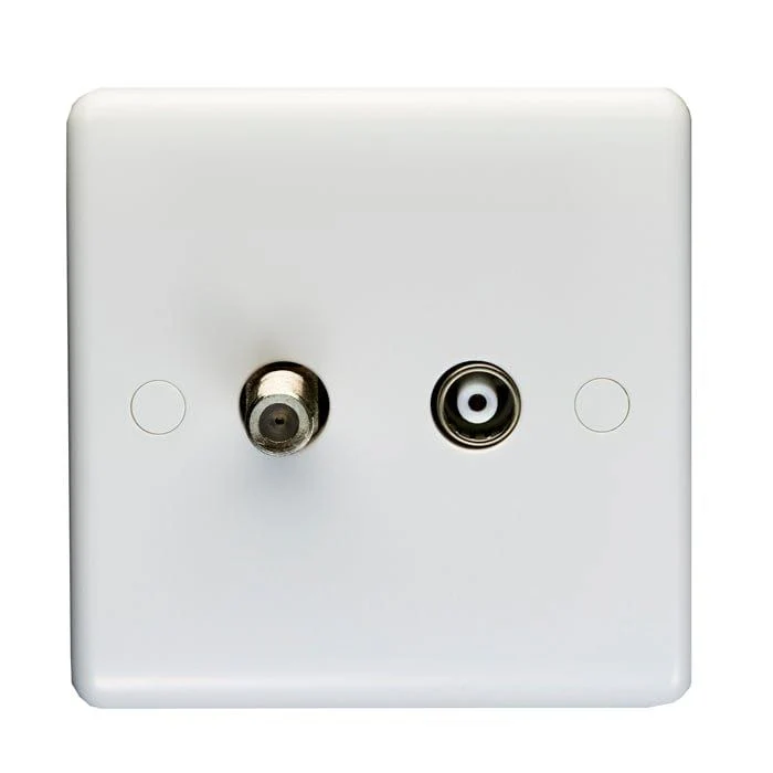 Enhance White Plastic Tv - White - Image 2