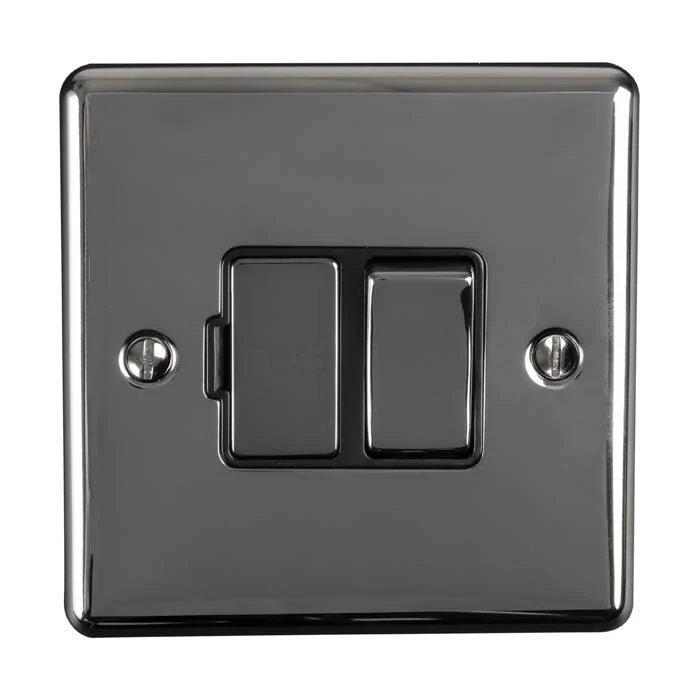 Enhance Decorative Switched Fuse Spur - Black Nickel - Image 2