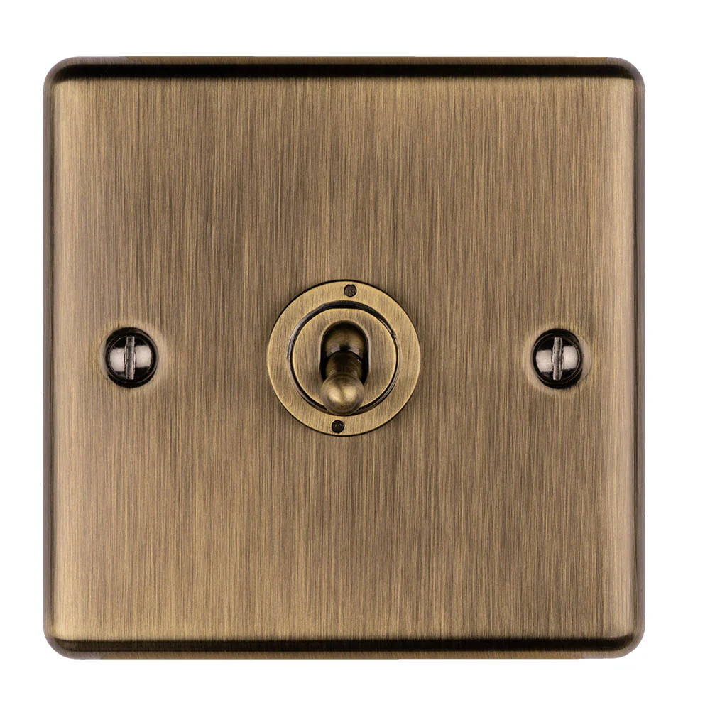 Enhance Decorative 1 Gang Toggle Switch - Antique - Image 2