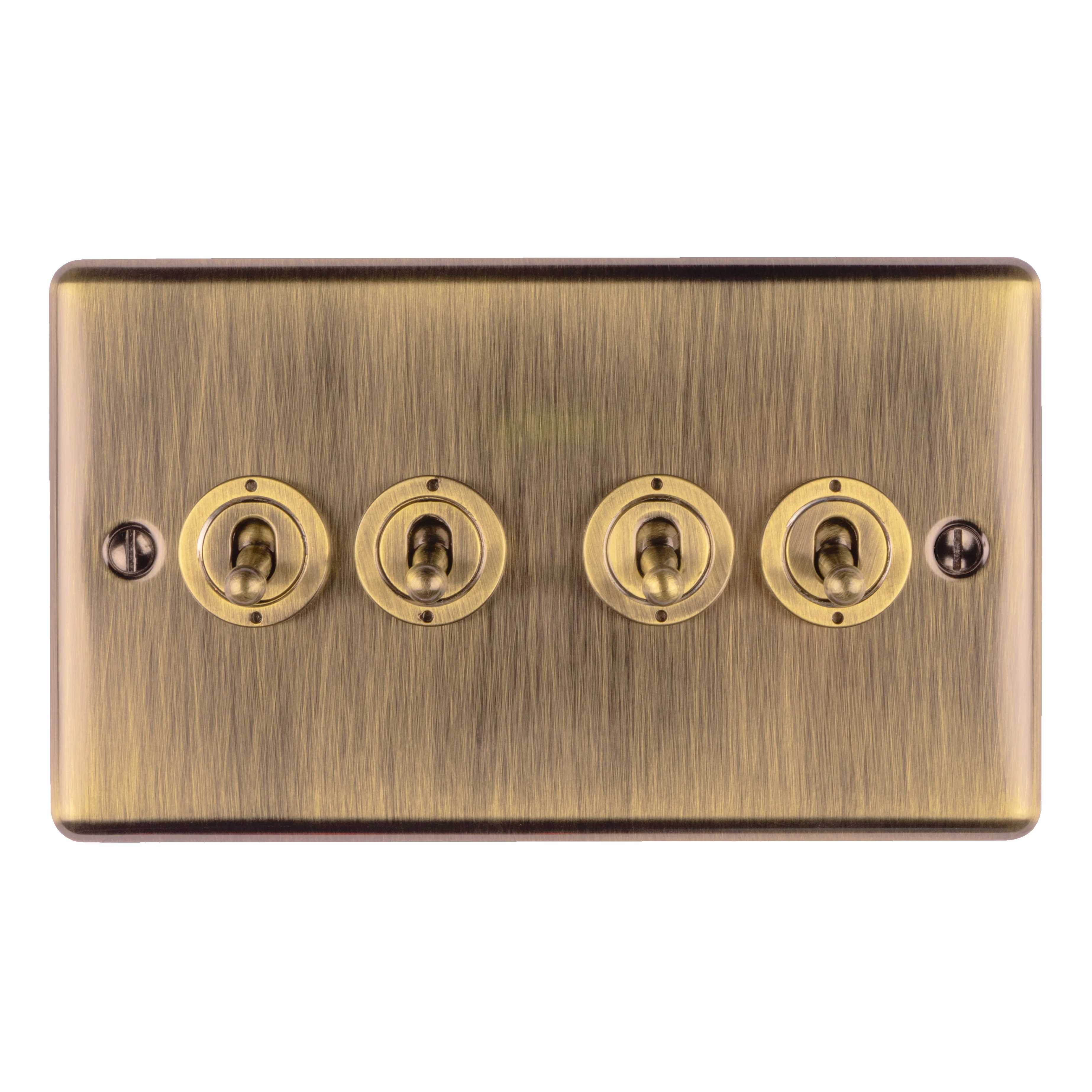 Enhance Decorative 4 Gang Toggle Switch - Antique - Image 2