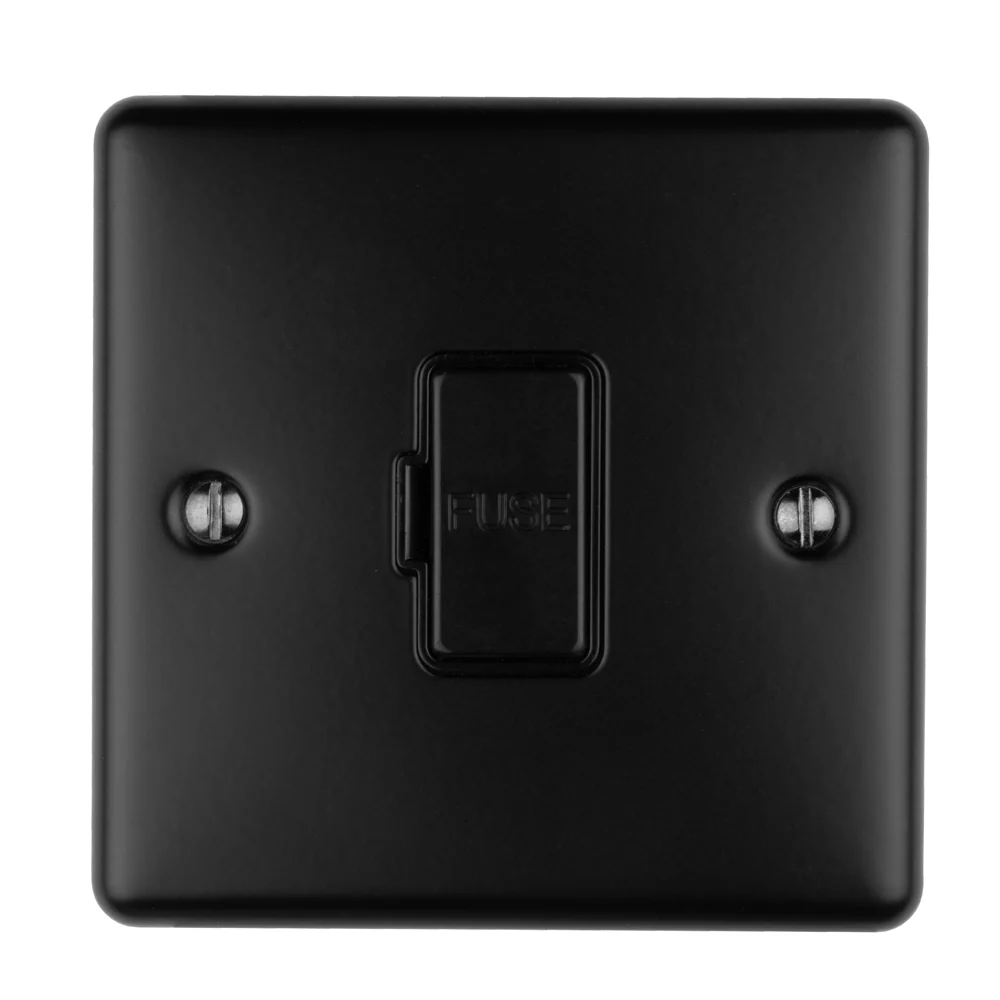 Enhance Decorative Unswitched Fuse Spur - Matt Black - Image 2