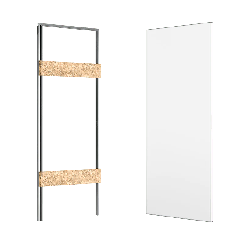 Ermetika xREVERx Frameless Reversible Swing Door - Image 4