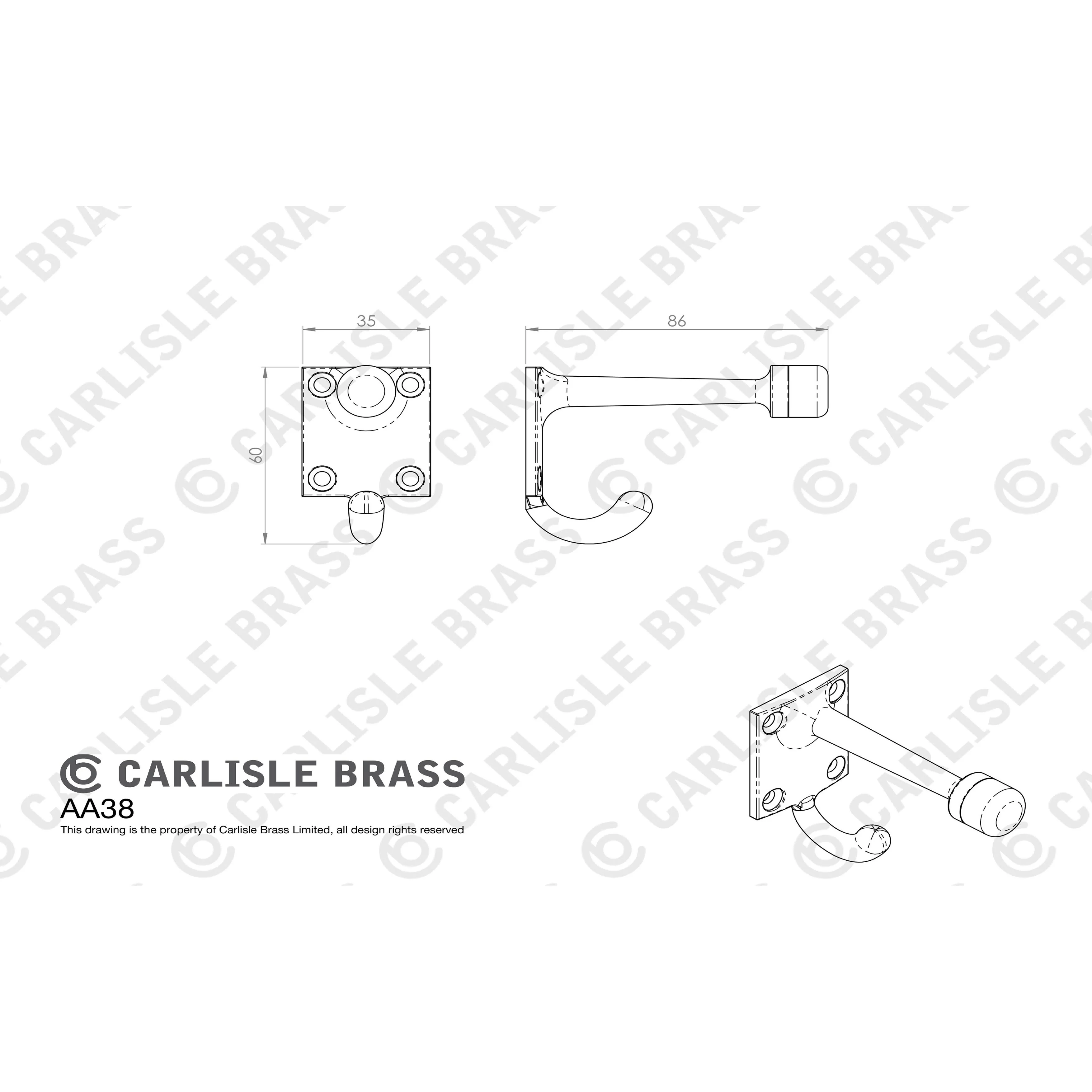 ESCUTCHEON - LOCK PROFILE ON CONCEALED FIX ROUND ROSE - Image 48