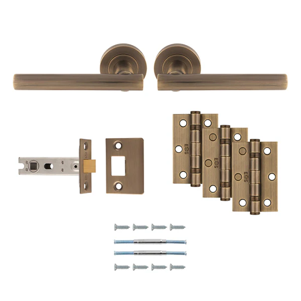 Carlisle Brass Faro Door Handle Pack — Lever, Latch & Hinges (5 Finishes)