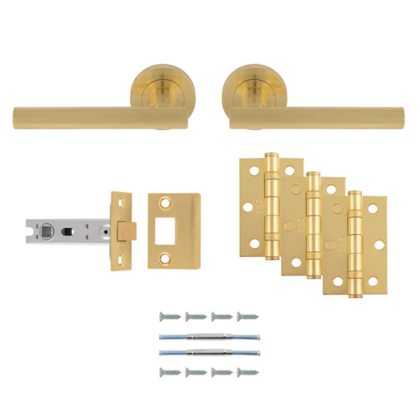 Carlisle Brass Faro Door Handle Pack — Lever, Latch & Hinges (5 Finishes) - Image 3