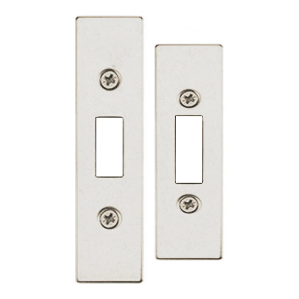 Spare Acc Pk for UK Flat Dead Lock - contains Forend, Strike and Fixing Screws - Image 2