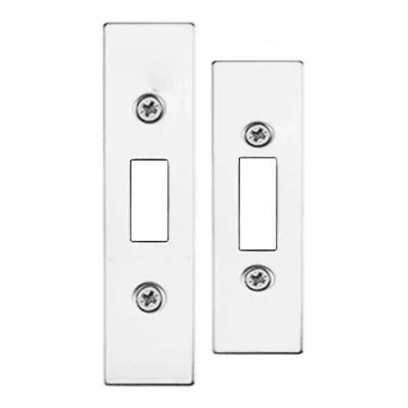 Spare Acc Pk for UK Flat Dead Lock - contains Forend, Strike and Fixing Screws - Image 6