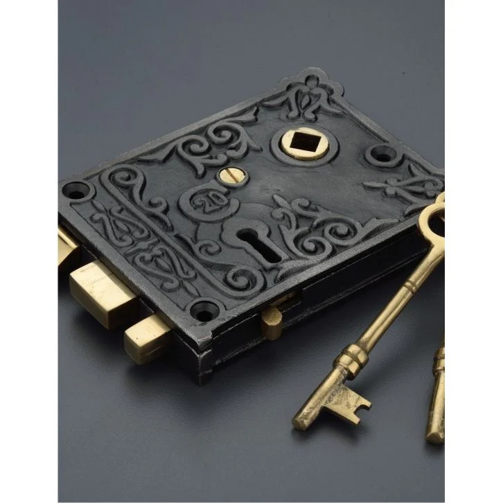 Floral Rim Lock - Image 3