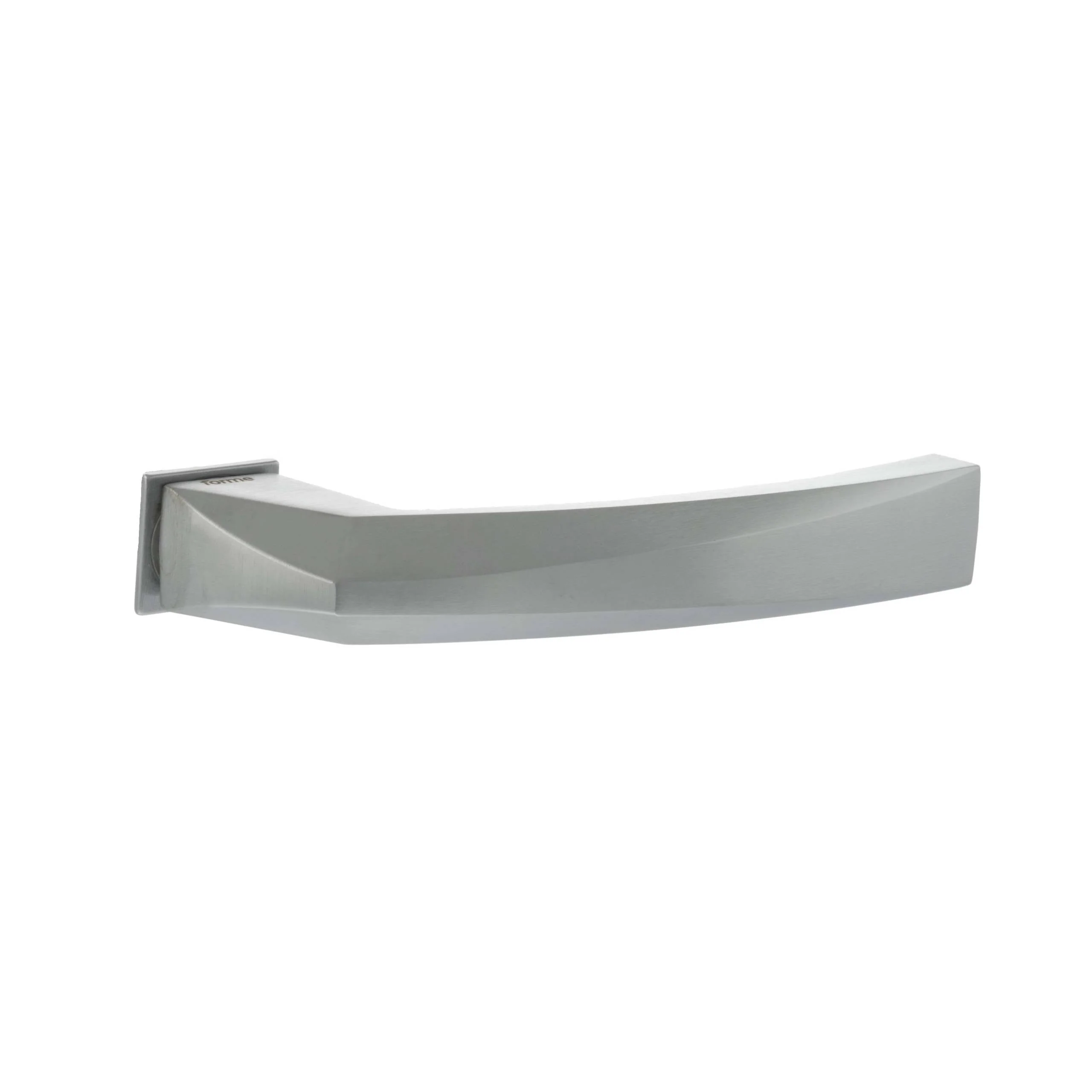Forme Crystal Lever Door Handle on Concealed Square Rose – Available in 3 finishes - Image 3