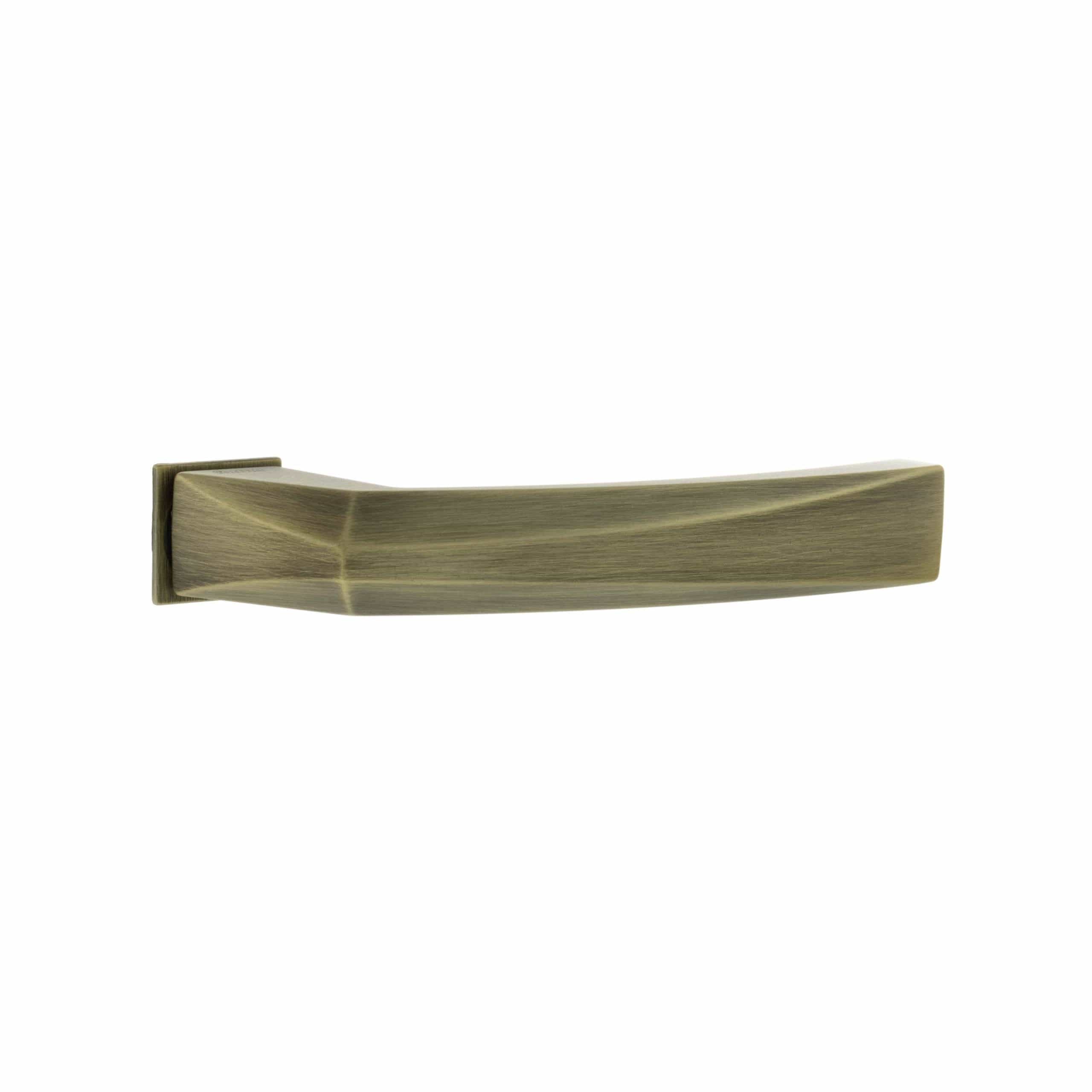 Forme Crystal Lever Door Handle on Concealed Square Rose – Available in 3 finishes - Image 4
