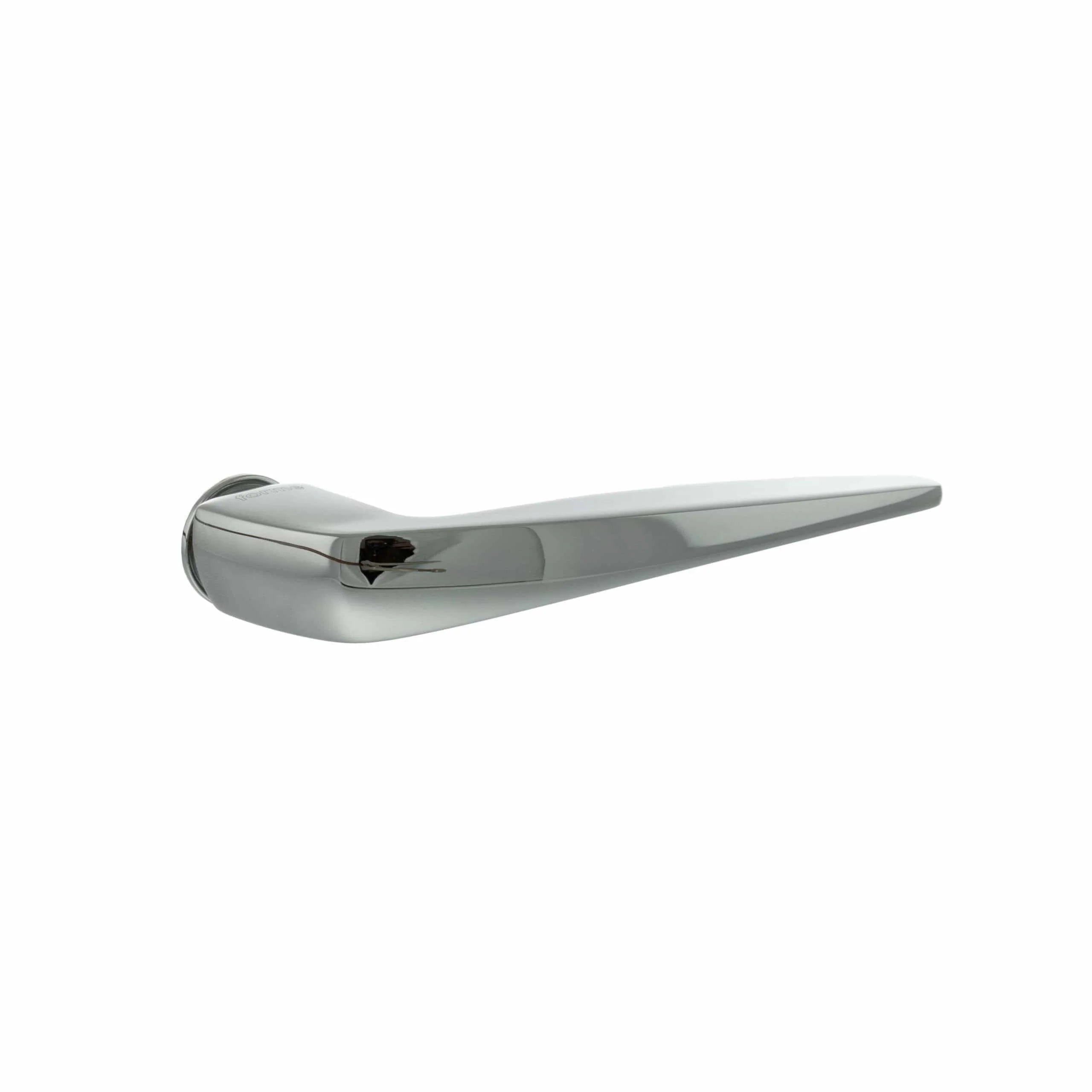 Forme Foglia Lever Door Handle on Concealed Round Rose – Available in 3 finishes - Image 3