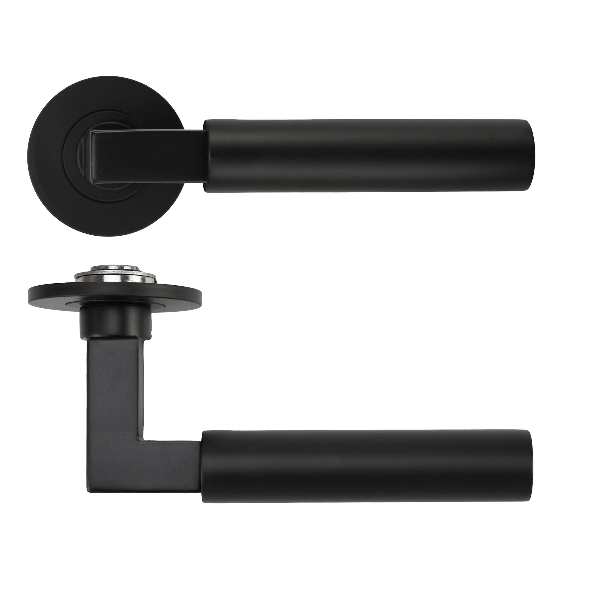 Garda Lever on 4mm Round Slim Sprung Rose