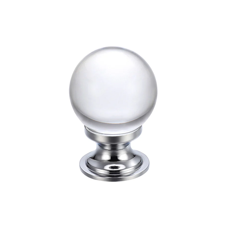 Glass Ball Cabinet Knob – Plain