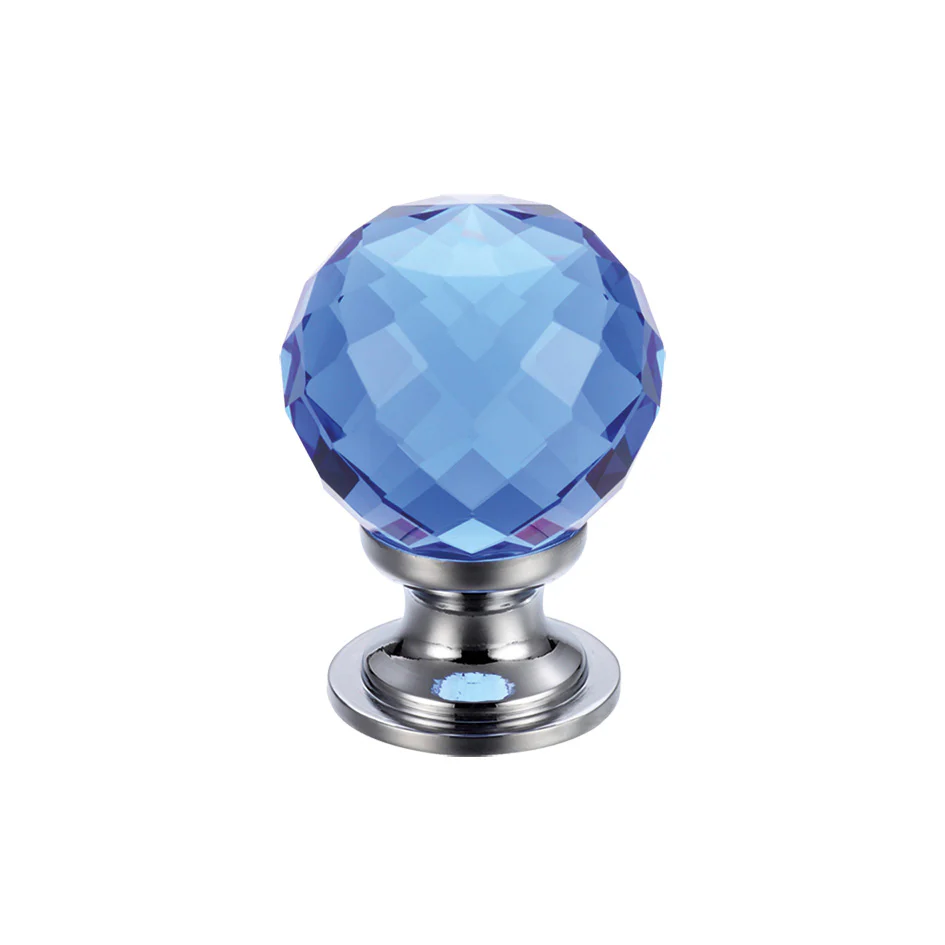 Glass Ball Cabinet Knob – Facetted - Image 13