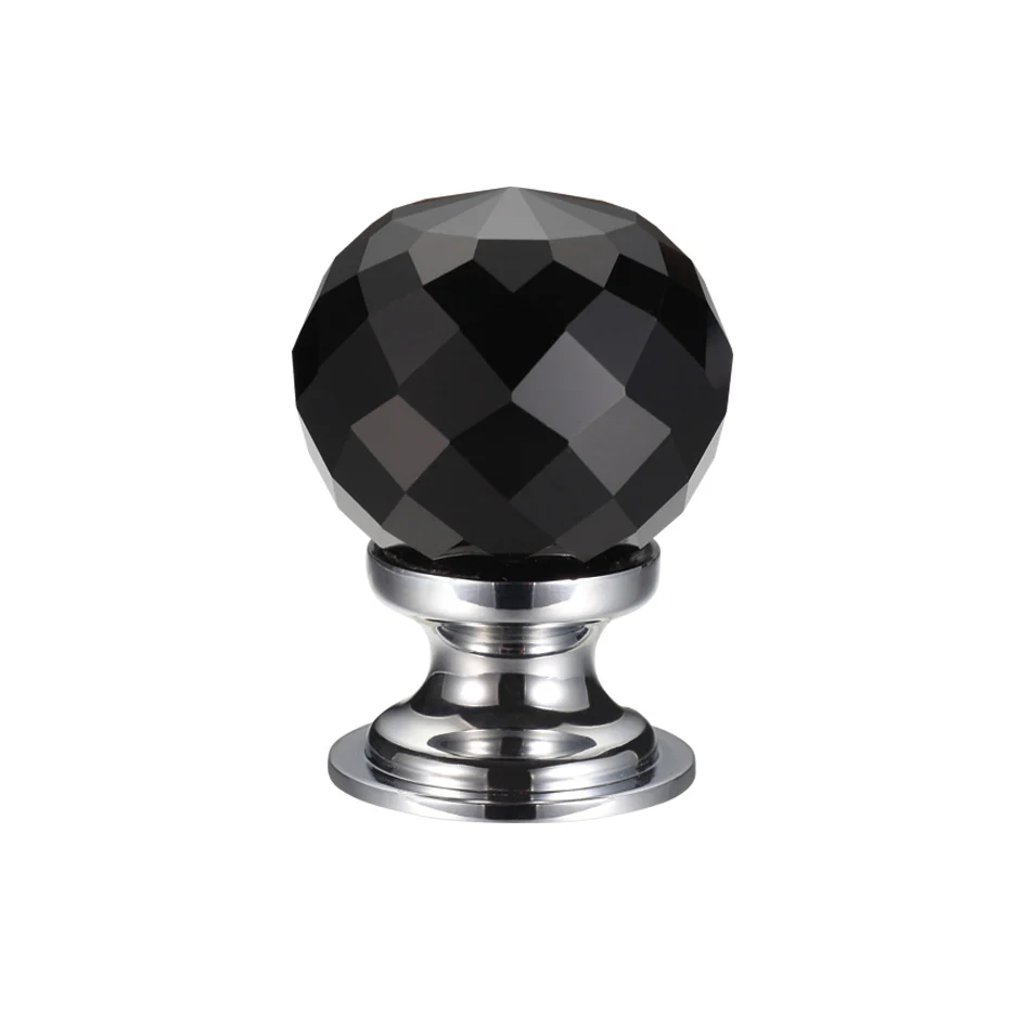 Glass Ball Cabinet Knob – Facetted - Image 17