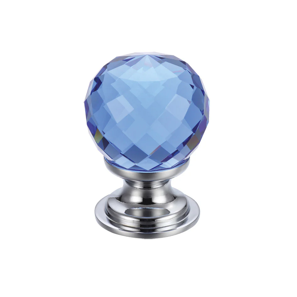 Glass Ball Cabinet Knob – Facetted - Image 18