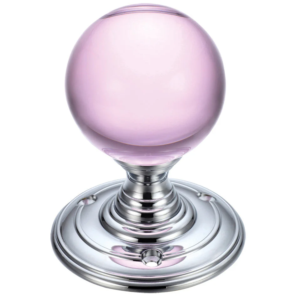 Glass Ball Mortice Knob - 55mm - Image 4