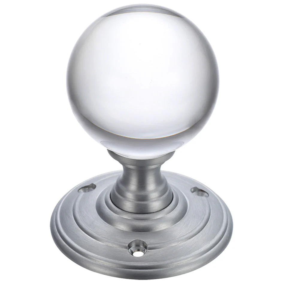 Glass Ball Mortice Knob - 55mm - Image 5
