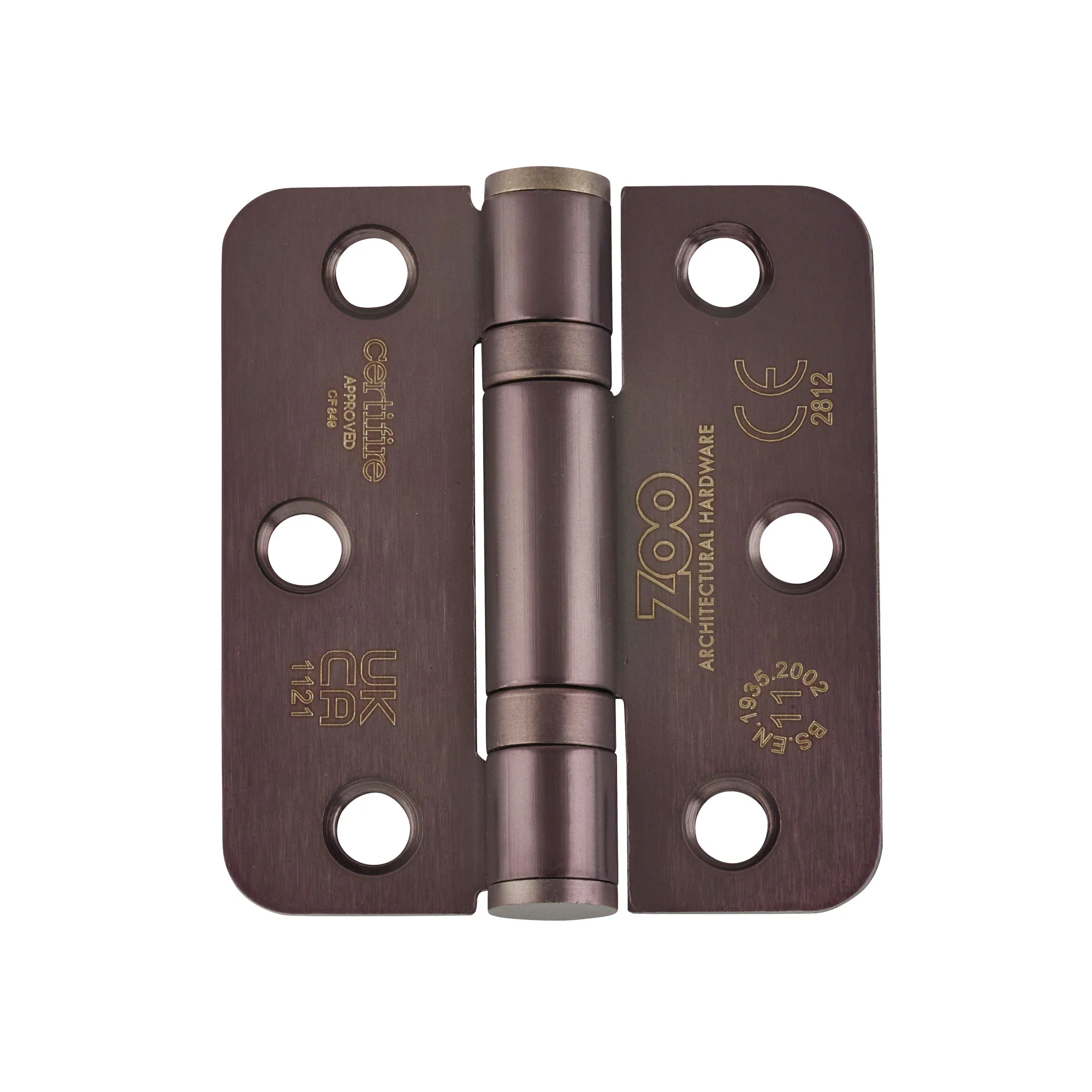 Grade 11 Bearing Hinges - 76mm x 67mm x 2.5mm Radius Corner - Image 9