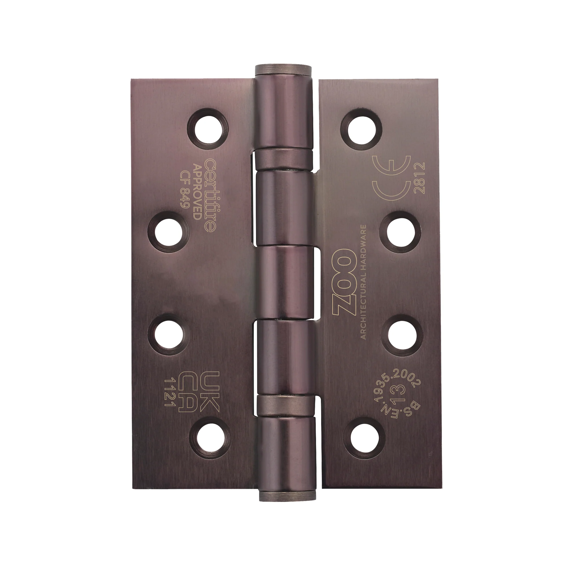 Grade 13 Hinges - Ball Bearing 102mm x 76mm x 3mm Square Corner - Image 19